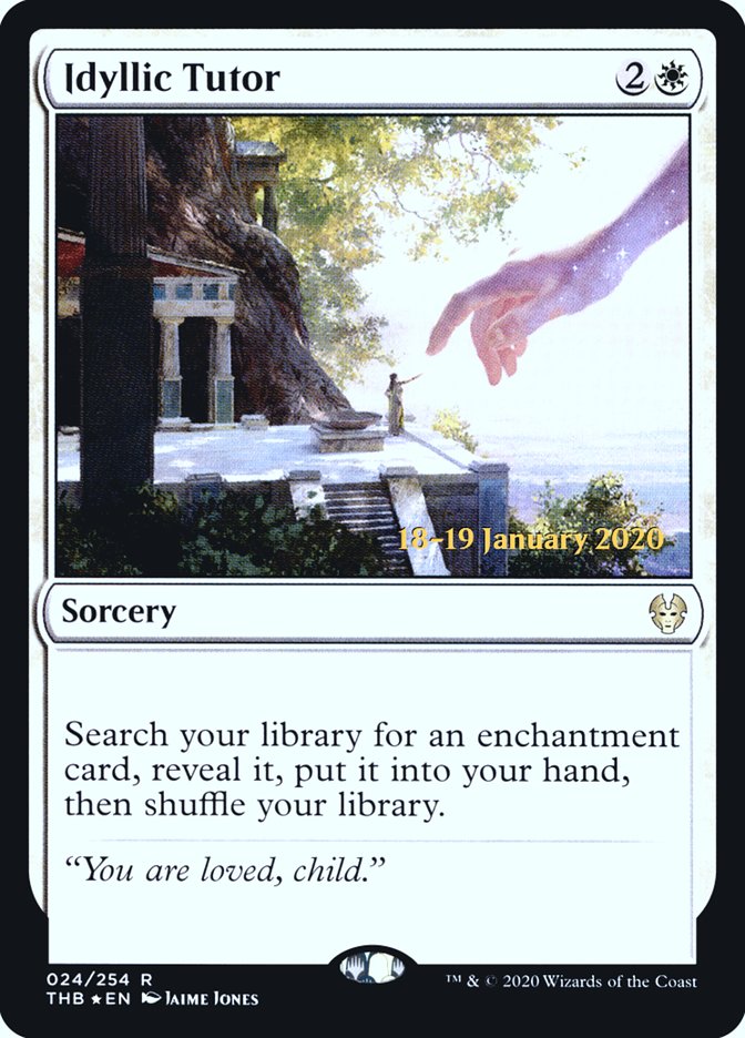 Idyllic Tutor [Theros Beyond Death Prerelease Promos] | Gamers Paradise