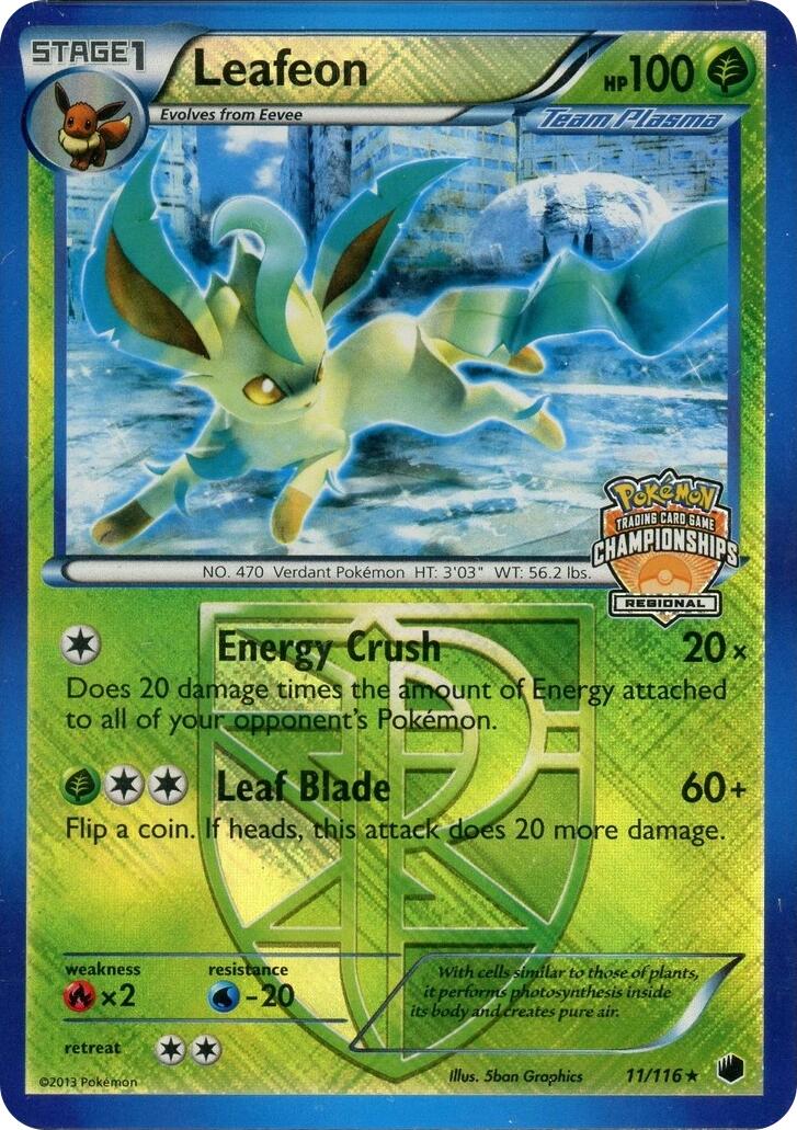 Leafeon (11)/116 (Regional Championship Promo) [League & Championship Cards] | Gamers Paradise