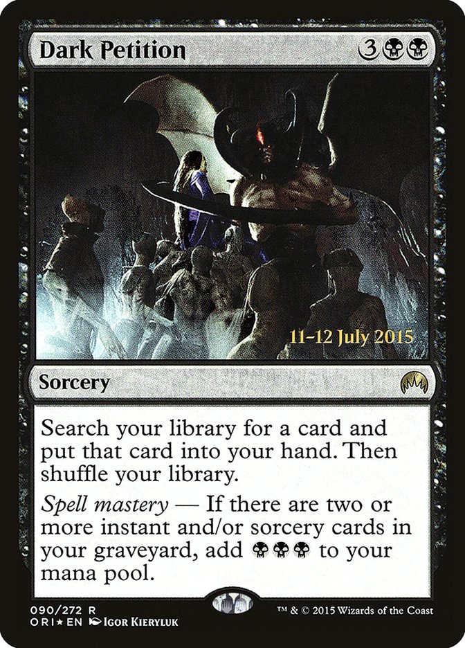 Dark Petition [Magic Origins Prerelease Promos] | Gamers Paradise