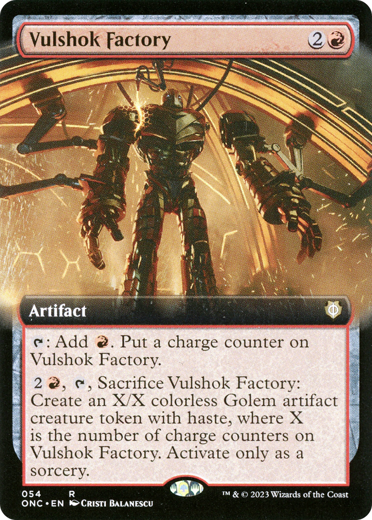 Vulshok Factory (Extended Art) [Phyrexia: All Will Be One Commander] | Gamers Paradise