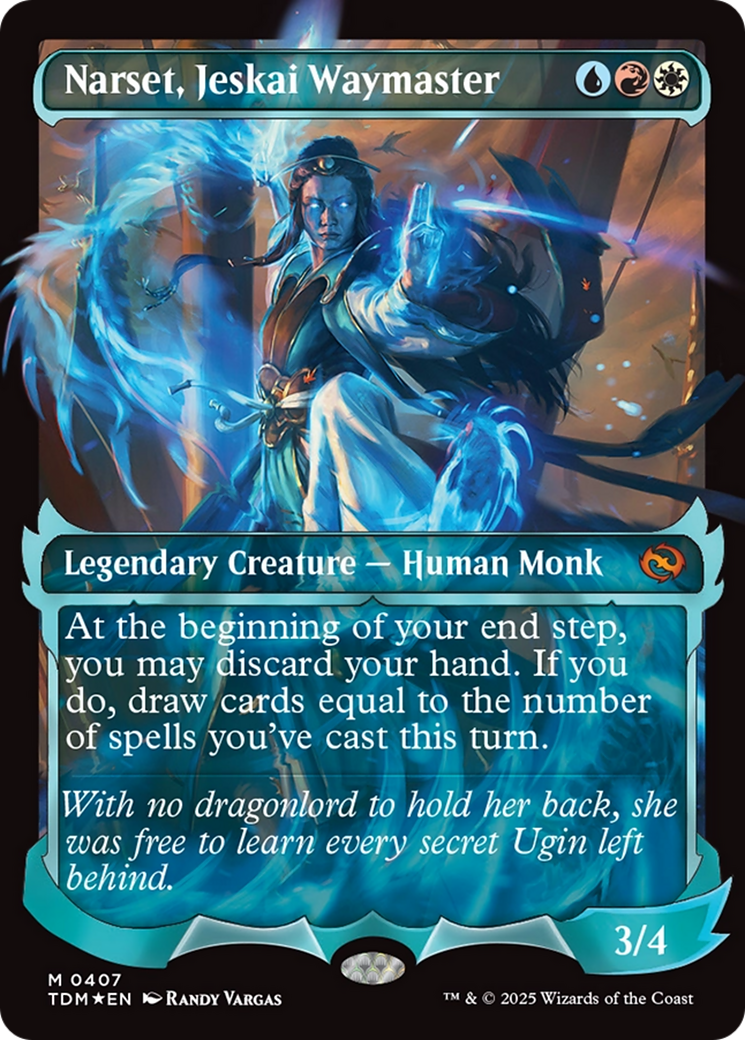 Narset, Jeskai Waymaster (Showcase) [Tarkir: Dragonstorm] | Gamers Paradise