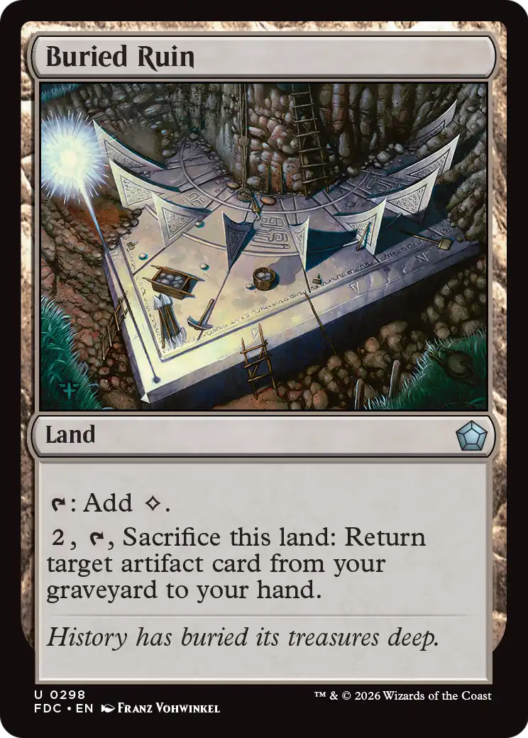Buried Ruin [Foundations Commander] | Gamers Paradise