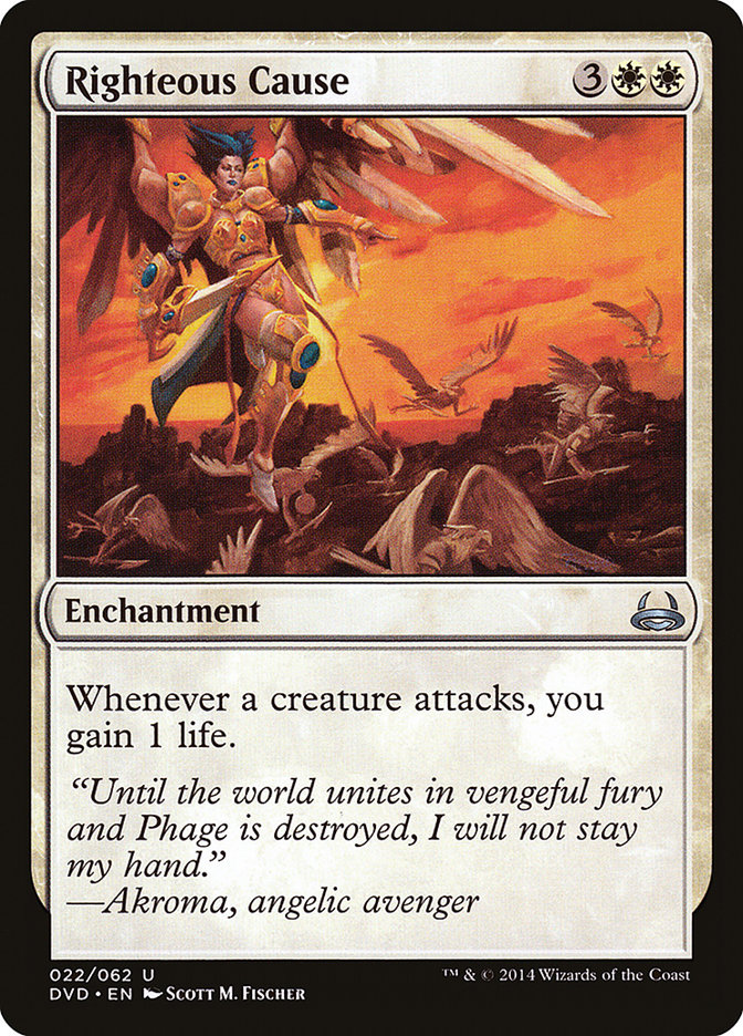 Righteous Cause (Divine vs. Demonic) [Duel Decks Anthology] | Gamers Paradise