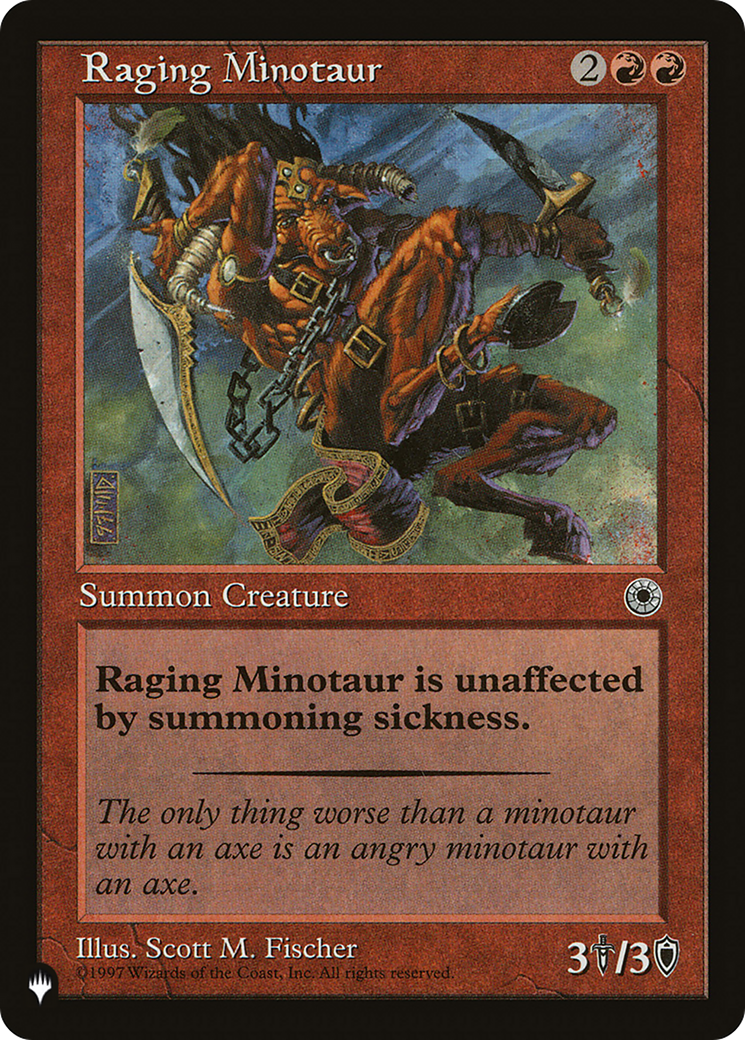 Raging Minotaur [The List Reprints] | Gamers Paradise