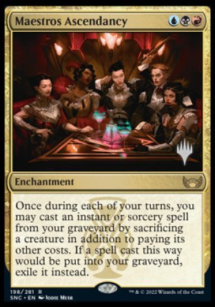 Maestros Ascendancy (Promo Pack) [Streets of New Capenna Promos] | Gamers Paradise
