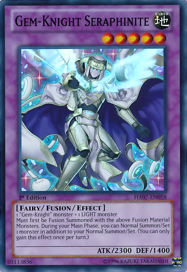 Gem-Knight Seraphinite [HA07-EN058] Super Rare | Gamers Paradise