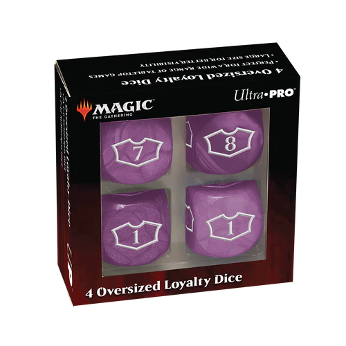 Deluxe D6 Loyalty Dice Set (4ct) with 7-12 for Magic: The Gathering | Gamers Paradise