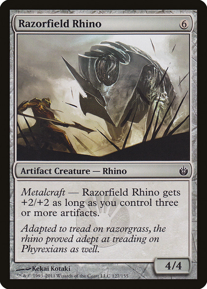 Razorfield Rhino [Mirrodin Besieged] | Gamers Paradise