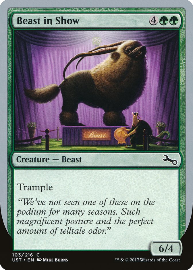 Beast in Show ("We've not seen one...") [Unstable] | Gamers Paradise