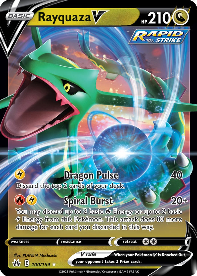 Rayquaza V 100/159 (Jumbo Card) [Sword & Shield: Evolving Skies] | Gamers Paradise