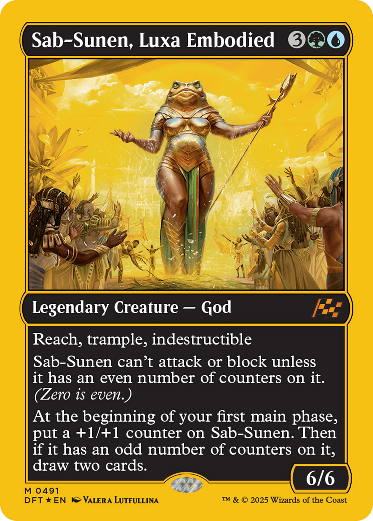 Sab-Sunen, Luxa Embodied (First-Place Foil) [Aetherdrift] | Gamers Paradise