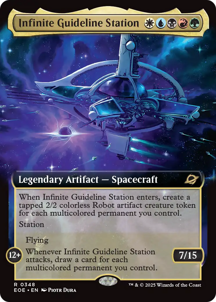 Infinite Guideline Station (Extended Art) [Edge of Eternities] | Gamers Paradise
