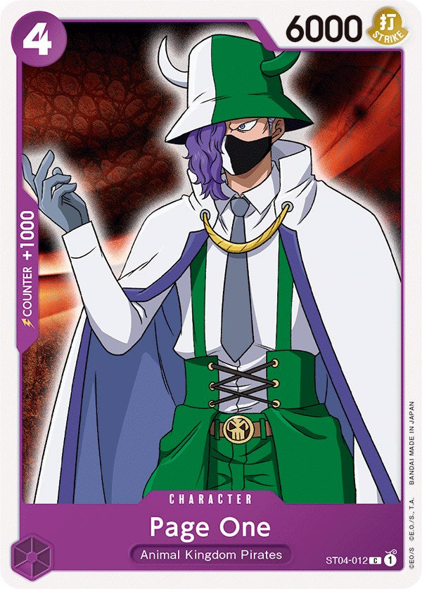 Page One [Starter Deck: Animal Kingdom Pirates] | Gamers Paradise