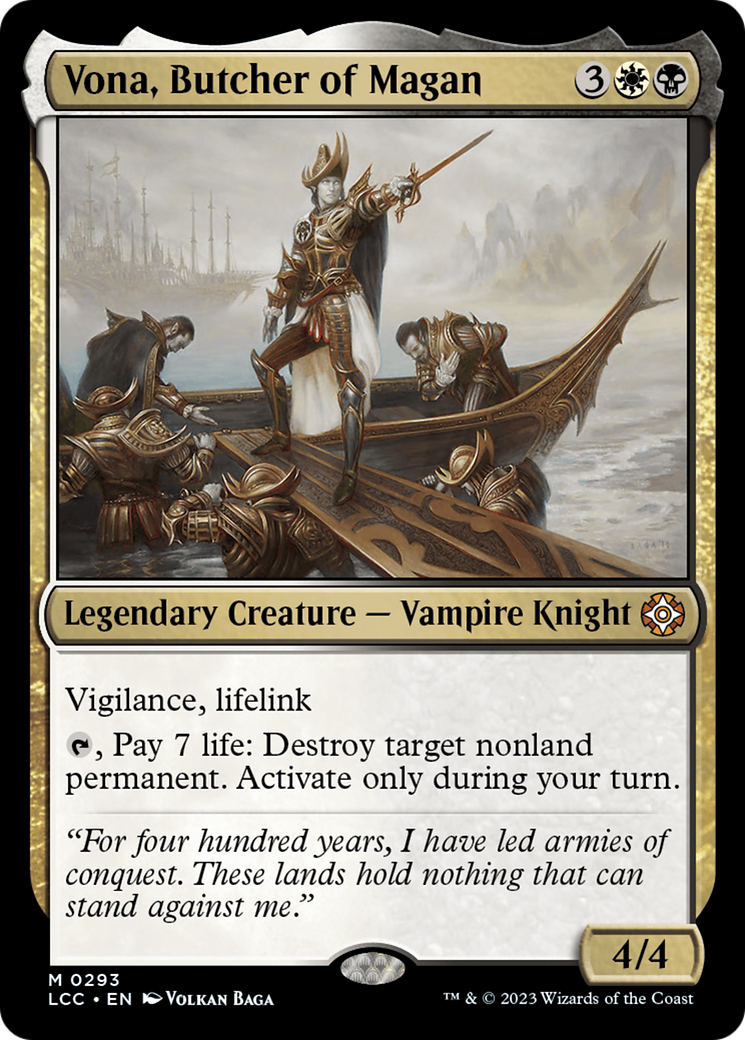 Vona, Butcher of Magan [The Lost Caverns of Ixalan Commander] | Gamers Paradise