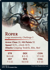 Roper Art Card (Gold-Stamped Signature) [Dungeons & Dragons: Adventures in the Forgotten Realms Art Series] | Gamers Paradise