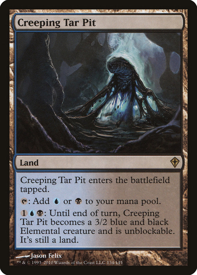 Creeping Tar Pit [Worldwake] | Gamers Paradise