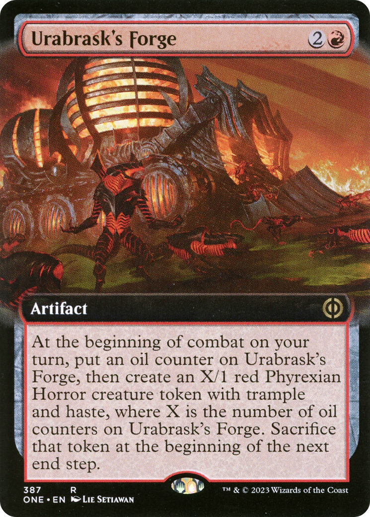 Urabrask's Forge (Extended Art) [Phyrexia: All Will Be One] | Gamers Paradise