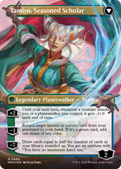 Tamiyo, Inquisitive Student // Tamiyo, Seasoned Scholar (Borderless) (Textured Foil) [Modern Horizons 3] | Gamers Paradise