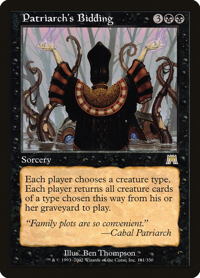 Patriarch's Bidding [Onslaught] | Gamers Paradise