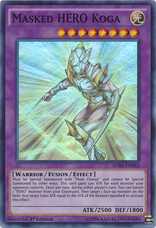 Masked Hero Koga [SDHS-EN042] Super Rare | Gamers Paradise