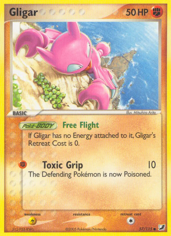 Gligar (57/115) [EX: Unseen Forces] | Gamers Paradise