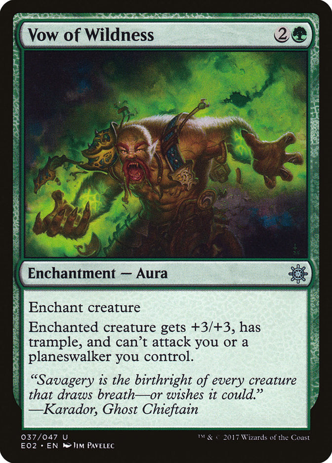 Vow of Wildness [Explorers of Ixalan] | Gamers Paradise