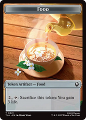 Monk // Food (0021) Double-Sided Token [Avatar: The Last Airbender Tokens] | Gamers Paradise