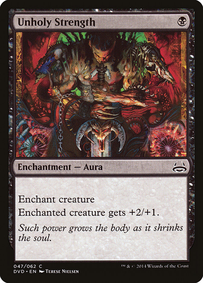 Unholy Strength (Divine vs. Demonic) [Duel Decks Anthology] | Gamers Paradise