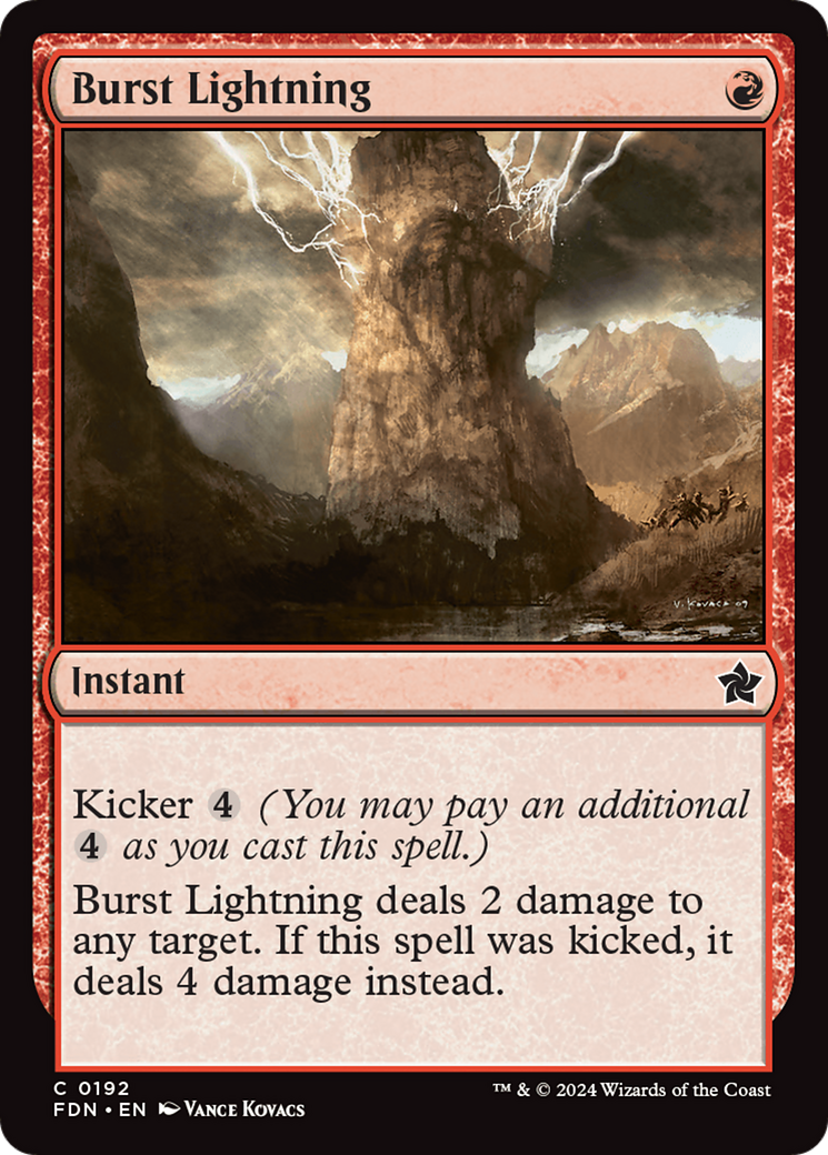 Burst Lightning [Foundations] | Gamers Paradise