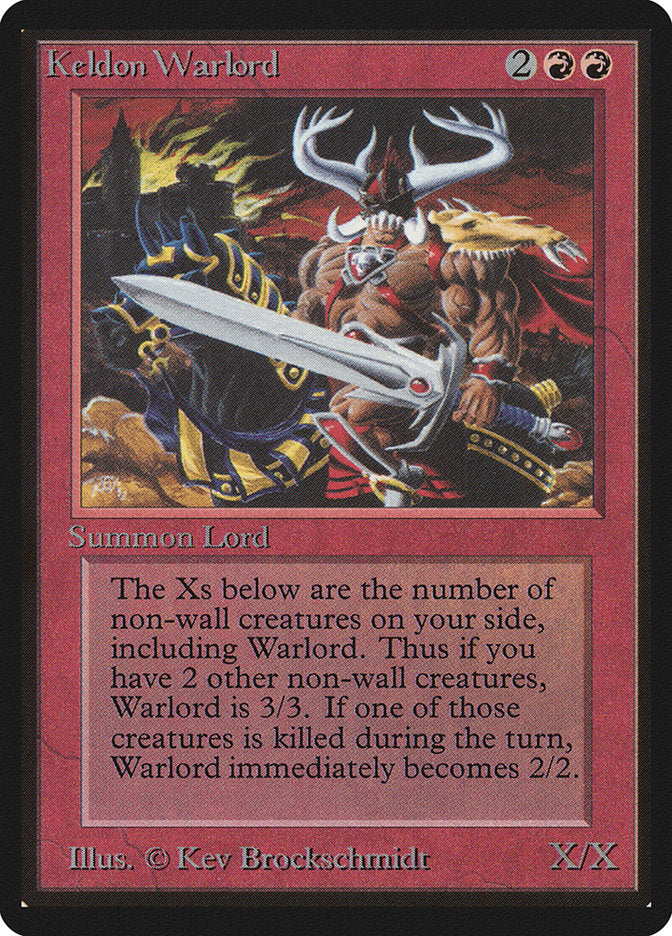 Keldon Warlord [Beta Edition] | Gamers Paradise