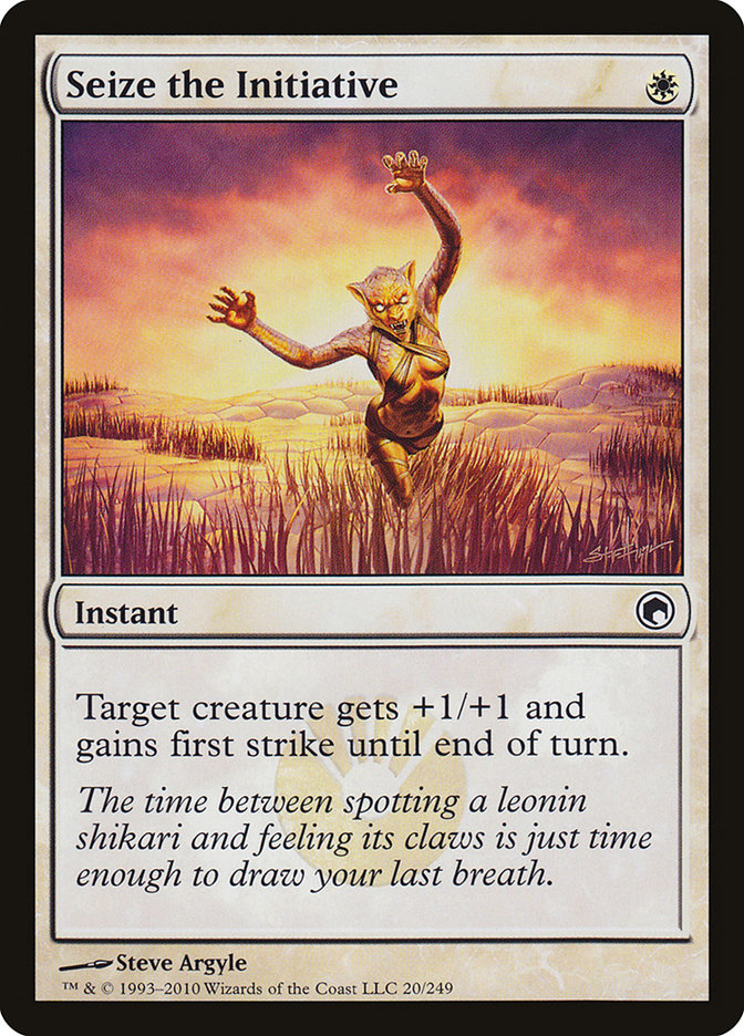 Seize the Initiative [Scars of Mirrodin] | Gamers Paradise