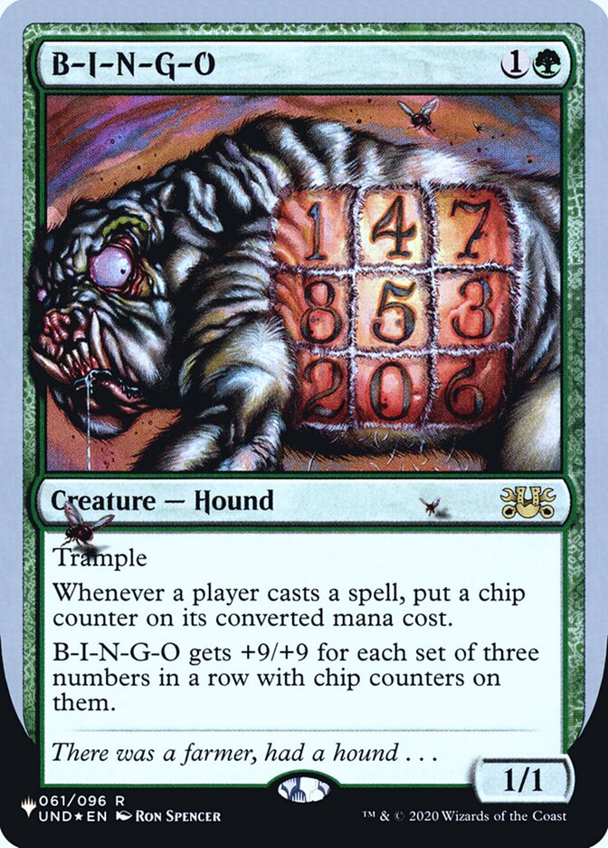 B-I-N-G-O (Unfinity Foil Edition) [The List] | Gamers Paradise