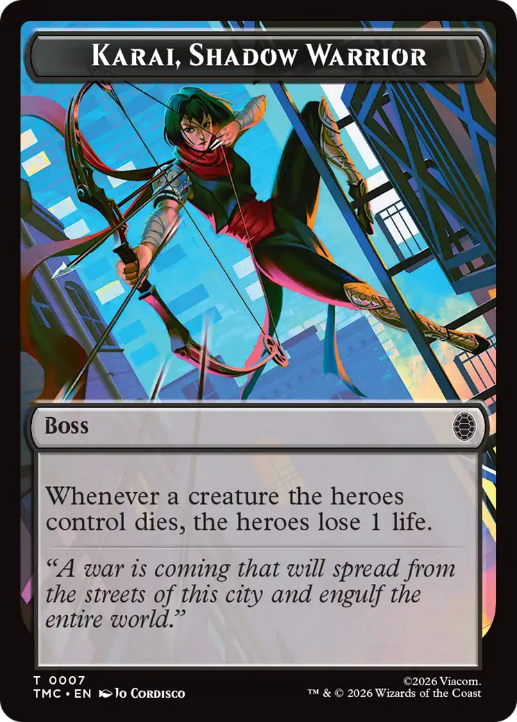 Karai, Shadow Warrior [Teenage Mutant Ninja Turtles Commander Tokens] | Gamers Paradise