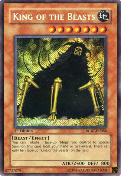 King of the Beasts [RGBT-EN086] Secret Rare | Gamers Paradise