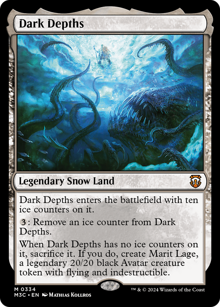 Dark Depths (Ripple Foil) [Modern Horizons 3 Commander] | Gamers Paradise