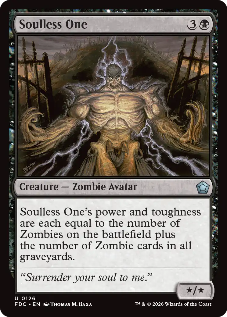 Soulless One [Foundations Commander] | Gamers Paradise