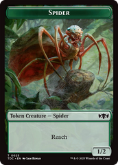 Spider // Bird Double-Sided Token [Tarkir: Dragonstorm Commander Tokens] | Gamers Paradise