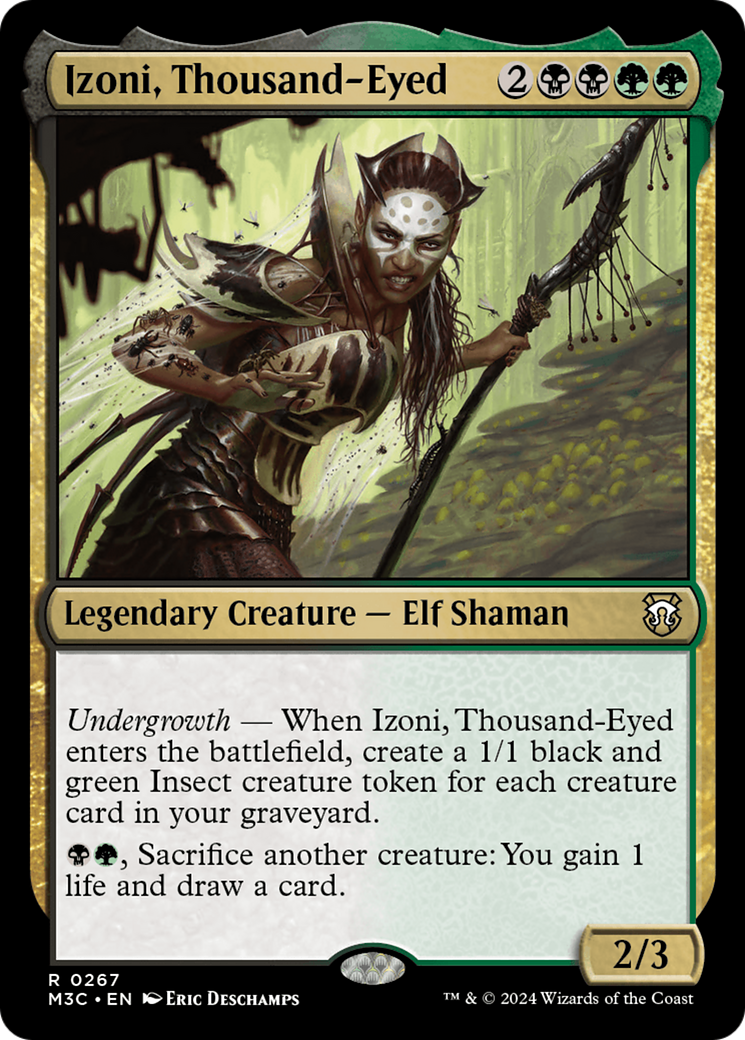 Izoni, Thousand-Eyed (Ripple Foil) [Modern Horizons 3 Commander] | Gamers Paradise