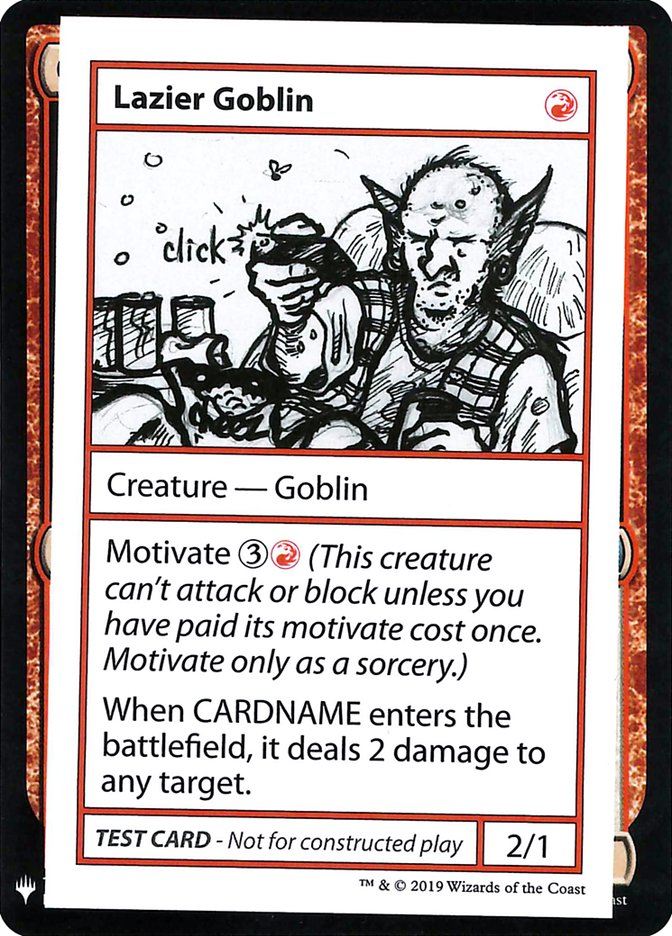 Lazier Goblin [Mystery Booster Playtest Cards] | Gamers Paradise