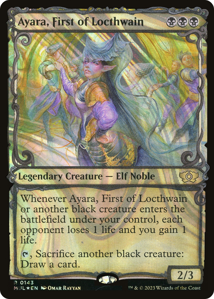 Ayara, First of Locthwain (Halo Foil) [Multiverse Legends] | Gamers Paradise