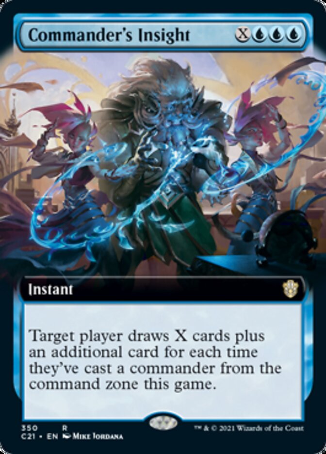 Commander's Insight (Extended Art) [Commander 2021] | Gamers Paradise
