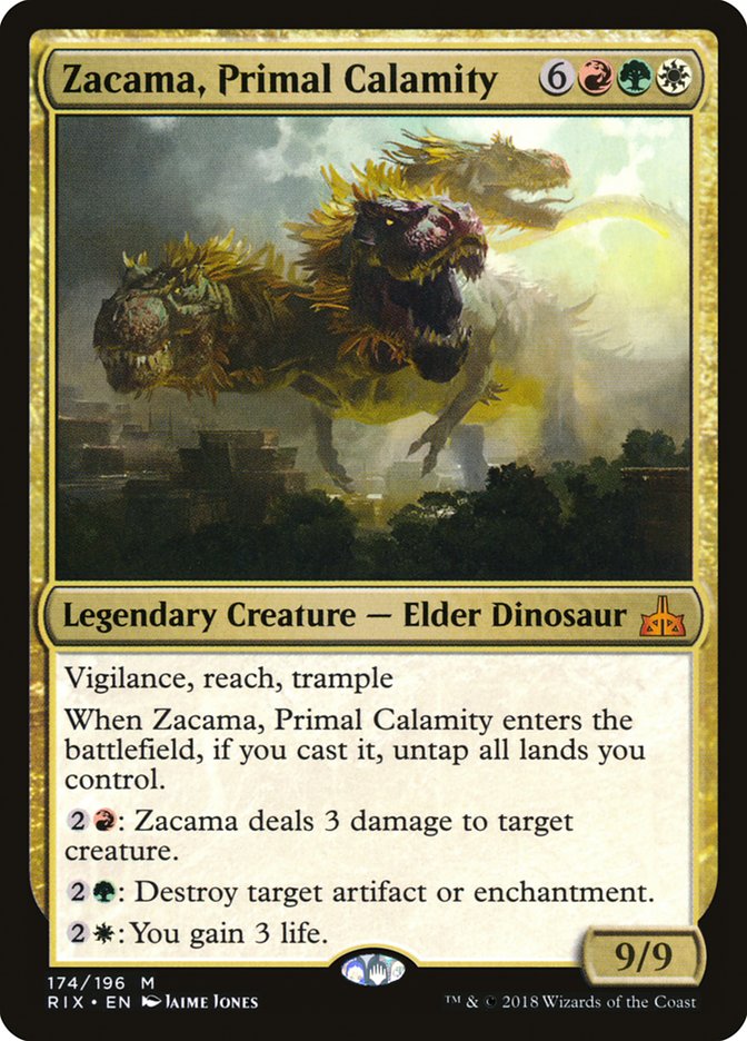 Zacama, Primal Calamity [Rivals of Ixalan] | Gamers Paradise