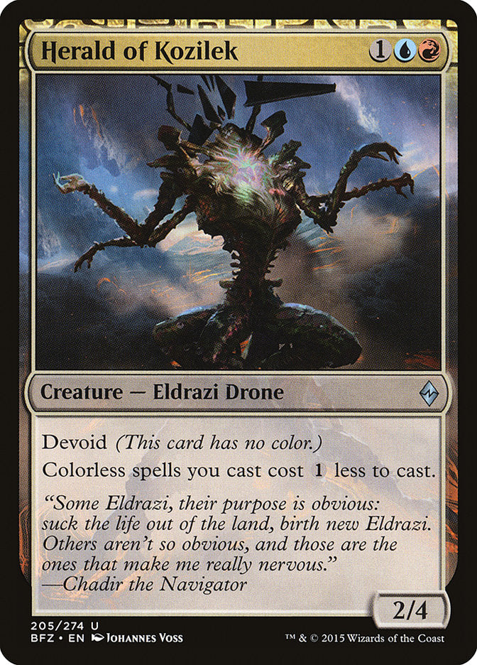 Herald of Kozilek [Battle for Zendikar] | Gamers Paradise