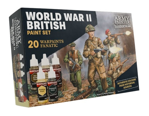 Warpaints Fanatic: Historical - WWII British Paint Set | Gamers Paradise