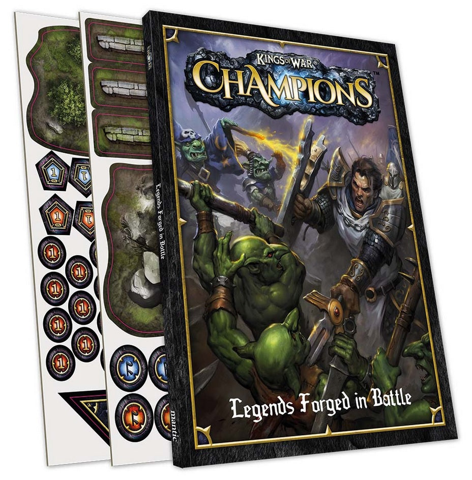 Kings of War: Champions Rulebook & Tokens | Gamers Paradise