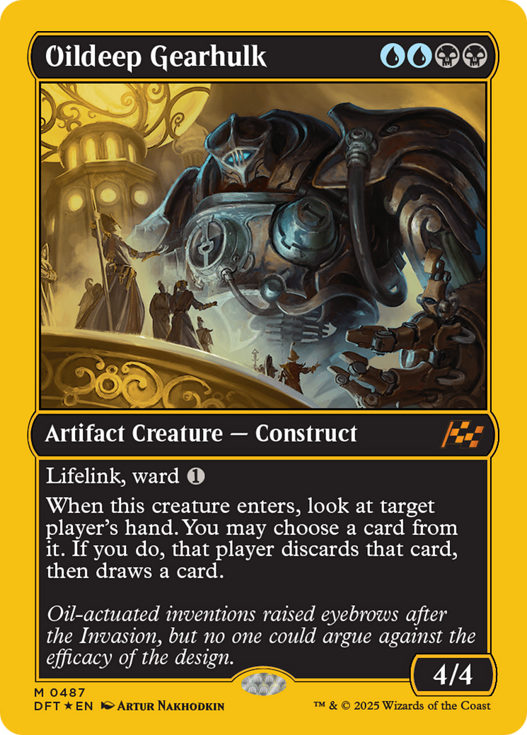 Oildeep Gearhulk (First-Place Foil) [Aetherdrift] | Gamers Paradise