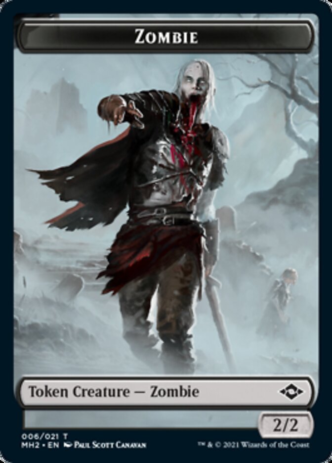 Zombie Token [Modern Horizons 2 Tokens] | Gamers Paradise