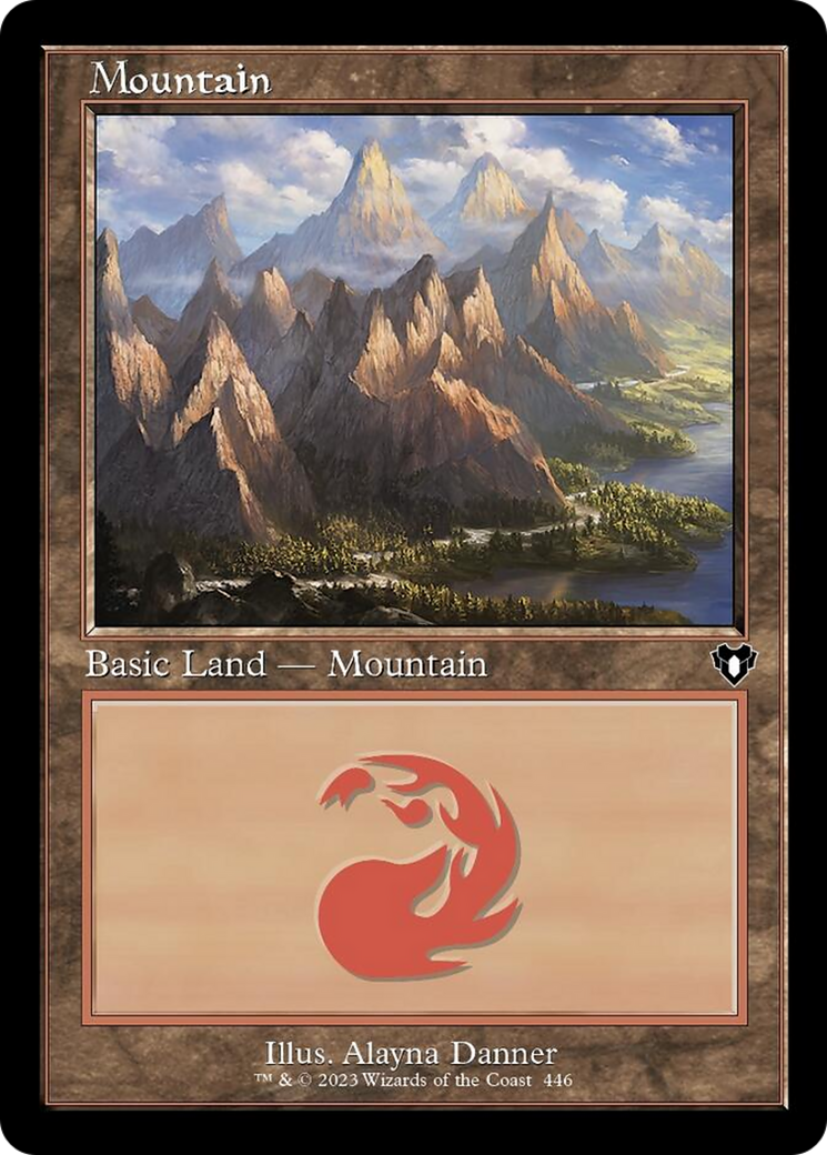 Mountain (446) (Retro) [Commander Masters] | Gamers Paradise