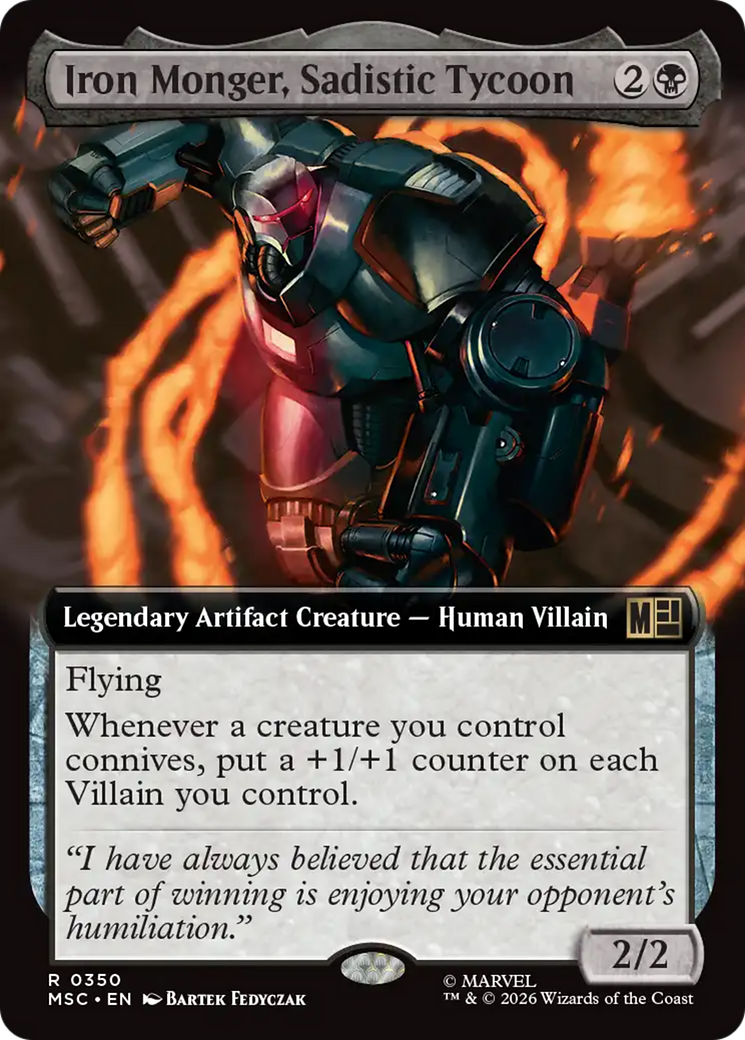Iron Monger, Sadistic Tycoon (Extended Art) [Marvel Super Heroes Commander] | Gamers Paradise