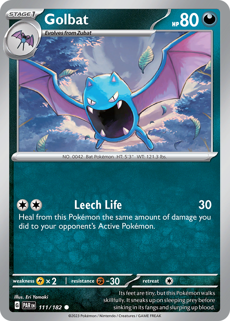 Golbat (111/182) [Scarlet & Violet: Paradox Rift] | Gamers Paradise